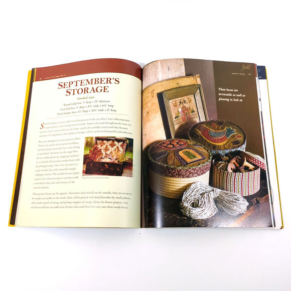 Seasons of Wool Applique Folk Art Book 12 Projects Rebekah L Smith Quilting 2017 - Picture 5 of 5